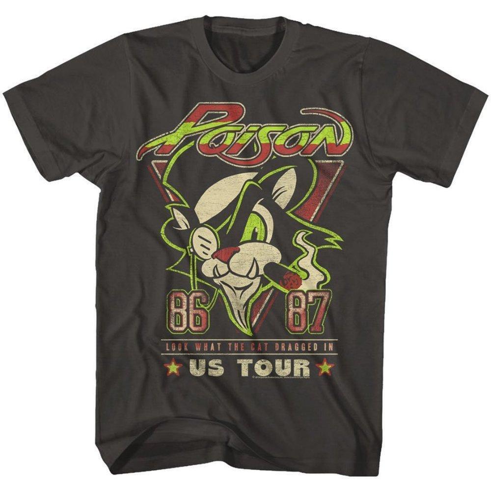 Poison Look What The Cat Dragged In Rock T Shirt